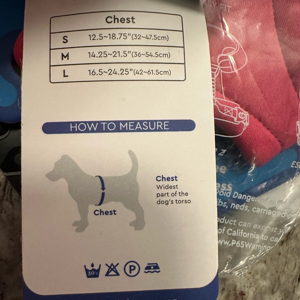 Gooby Escape-free Sport Harness for Medium dog 14.25-21.5in chest Barbie Pink - Picture 9 of 9